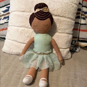 Charming Mint Green Ballerina Doll
